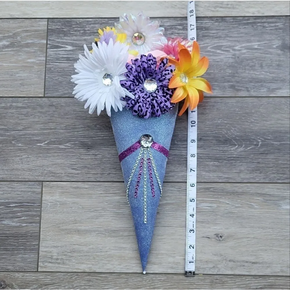 Dance recital gift!!! Gorgeous XL Hair Clip Bouquet hand made home made